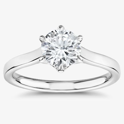 Six Prong Engagement Rings